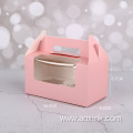 Dessert Box Packaging Window Cake Box With Divider